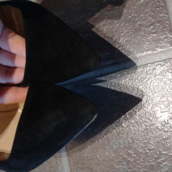 Manolo blahnik BB 105 black suede pump heel classic pump size 36.5 - Picture 8 of 12
